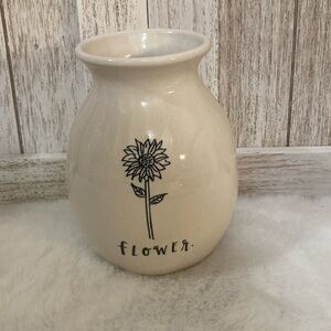 Rae Dunn Flowers Mini Vase